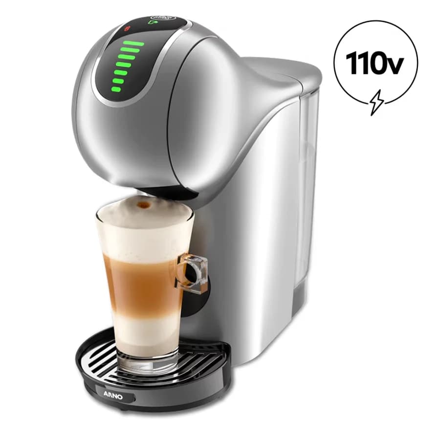 Imagem comercial da cafeteira Genio S Touch vista de lado