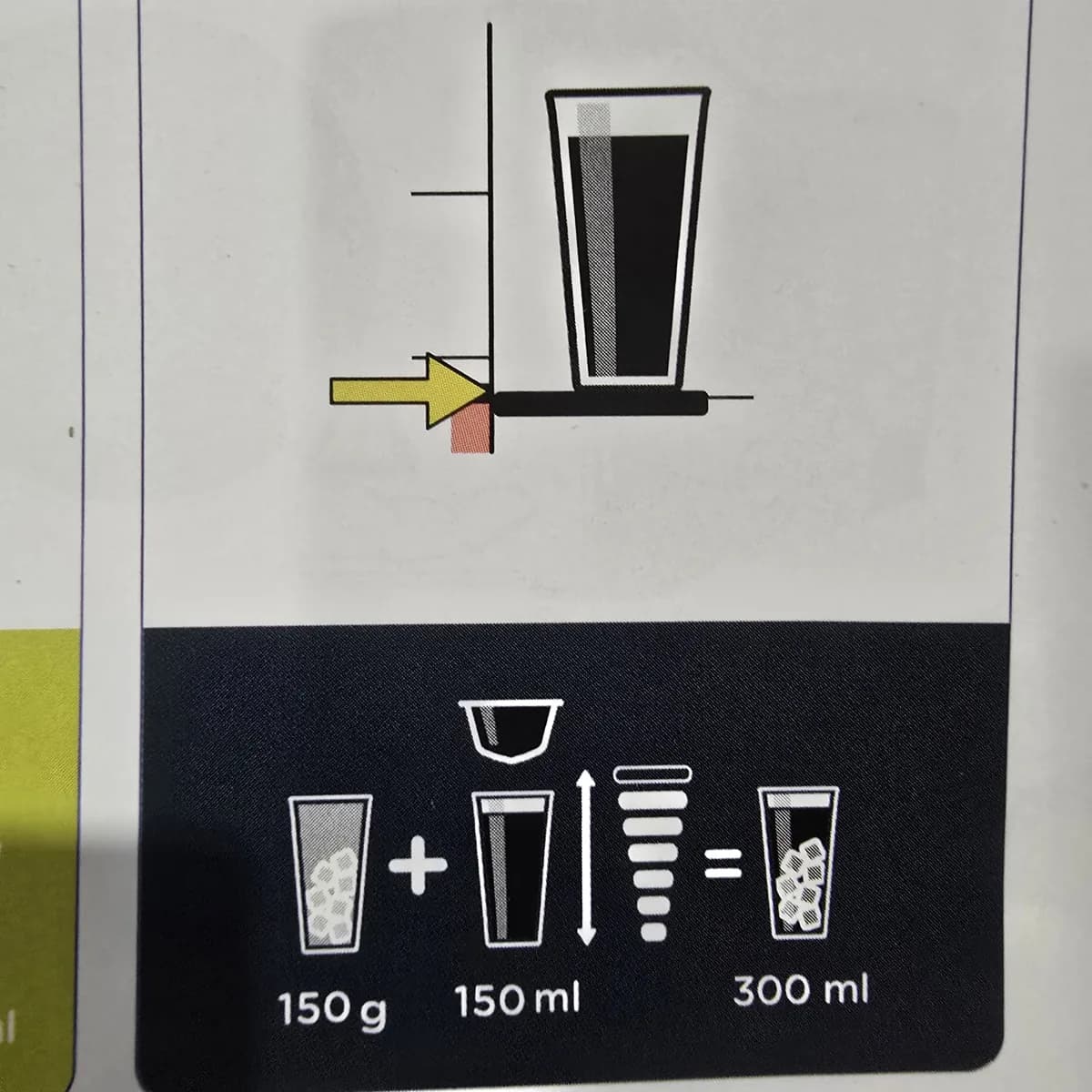Guia de receitas e bebidas com indicação de barras