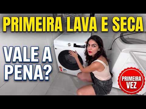 Miniatura: Minha primeira lava e seca: Samsung 13 kg, unboxing e primeiro uso